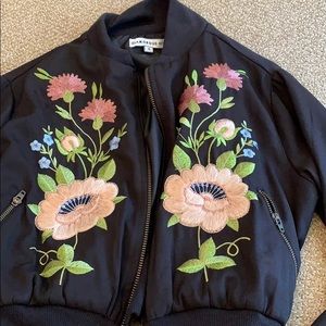 Floral Bomber jacket